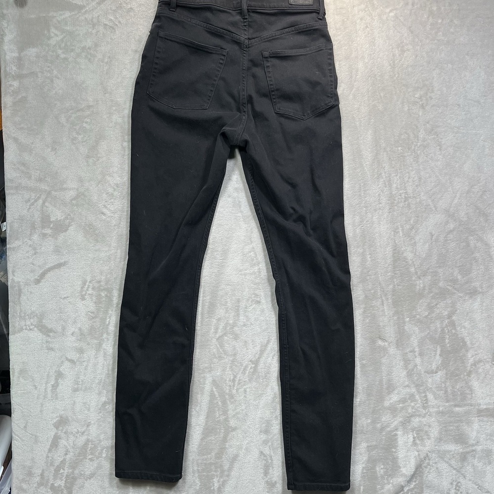 Polo Ralph Lauren Jeans Womens 30 Black The Straight Split Hem Stretch Denim - Picture 9 of 10